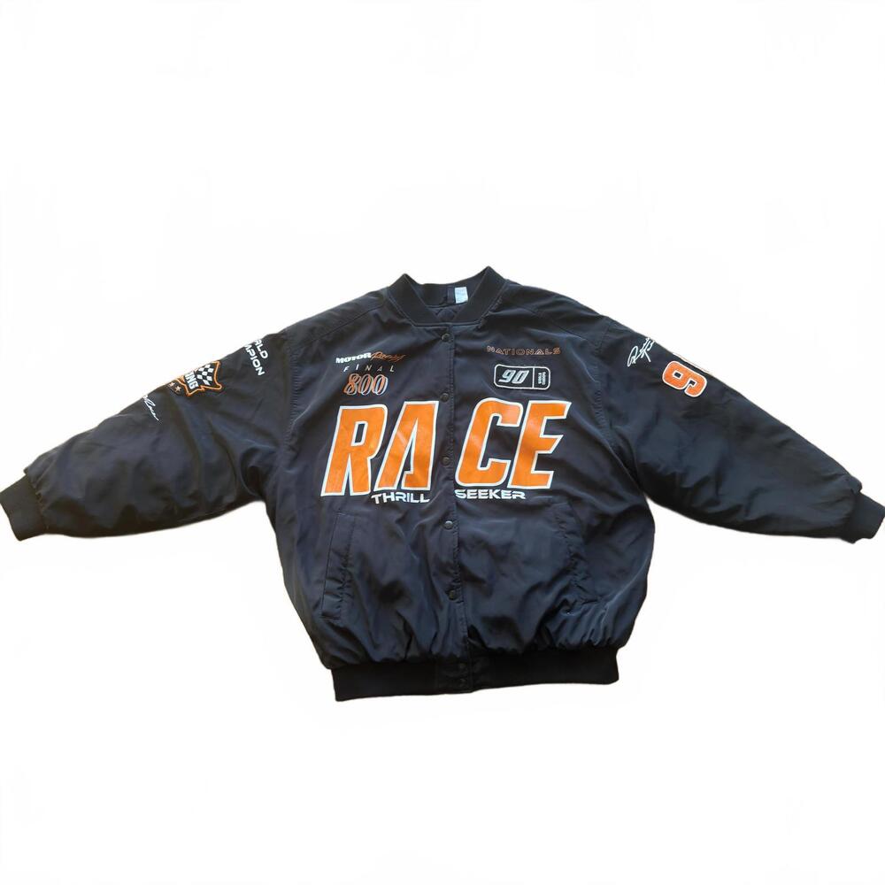 Oversize Bomber Vintage Racing Jacket